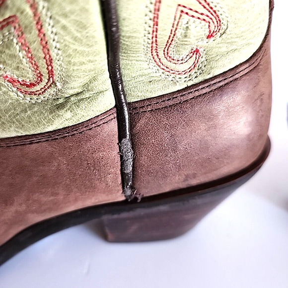 Ariat Green Mid-Calf Boots with Western Flair - Picture 5 of 10